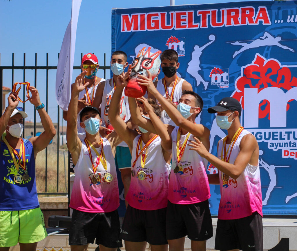 El Costa del Voley de Marbella (Málaga) se proclaman campeones de España (Foto: Javi Cazallas/Diario de Miguelturra).