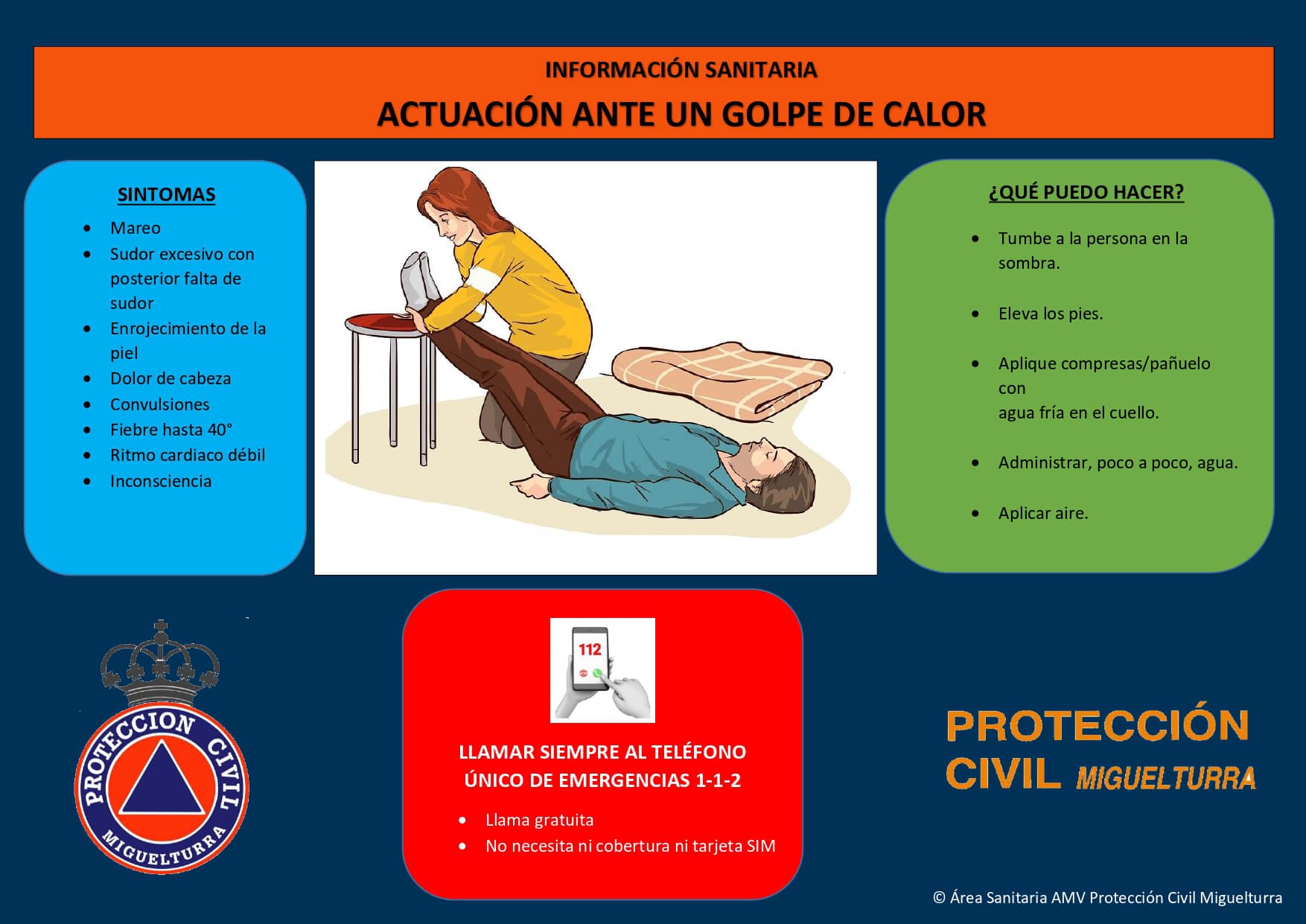 Protecci N Civil Miguelturra Da Varios Consejos Para Prevenir Y Combatir Los Golpes De Calor