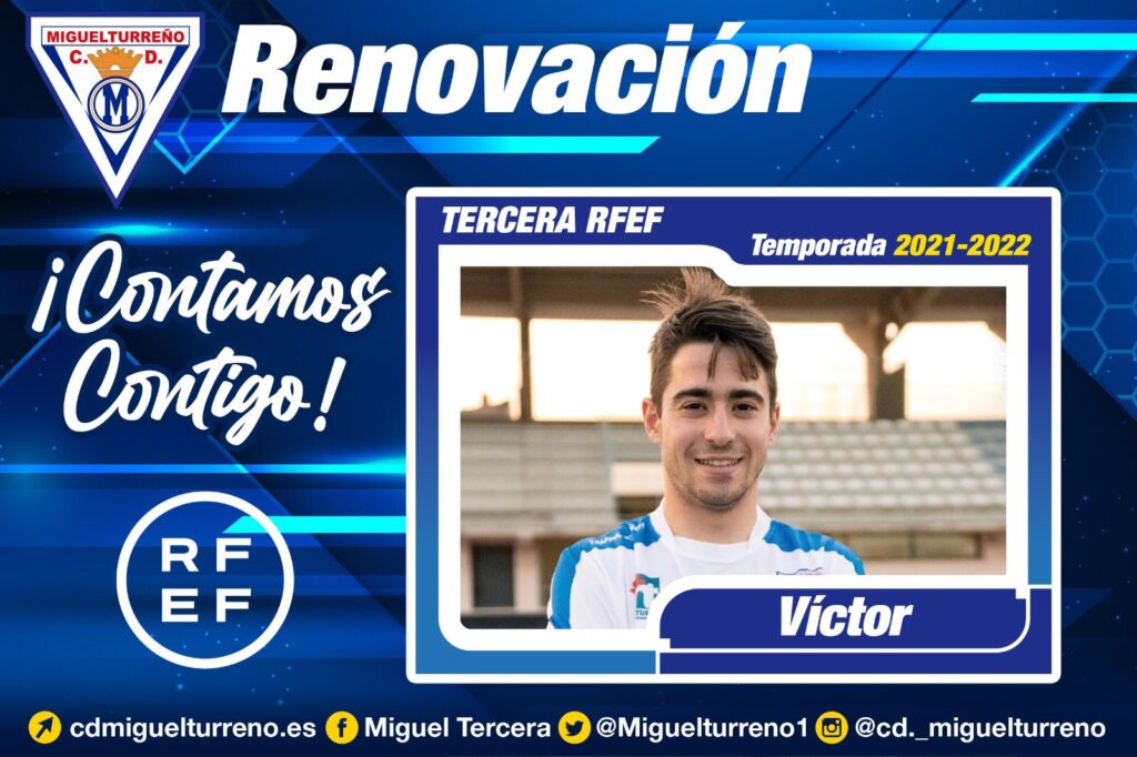 Víctor Rivas renueva con el CD Miguelturreño.