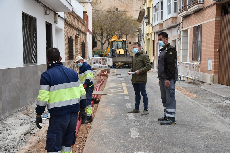 Las obras en la zona del entorno de la plaza del Cristo avanzan a buen ...