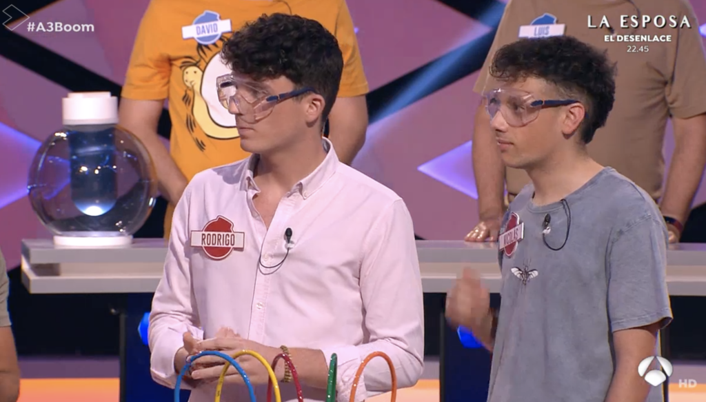 Rodrigo Díaz (izquierda) y Nicolás Ramos (derecha) participan en el programa 'Boom' de Antena 3.
