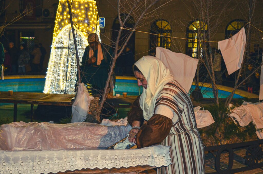 Belén Viviente de la Hermandad del Santísimo Cristo de la Piedad (Foto: Aurora Herrero/Diario de Miguelturra).