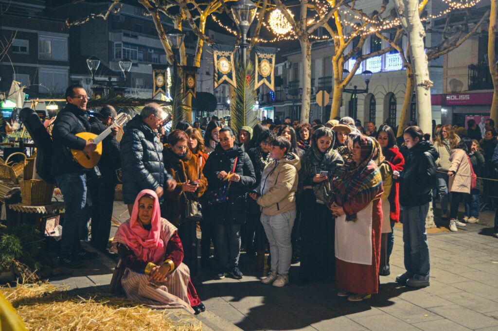 Belén Viviente de la Hermandad del Santísimo Cristo de la Piedad (Foto: Aurora Herrero/Diario de Miguelturra).