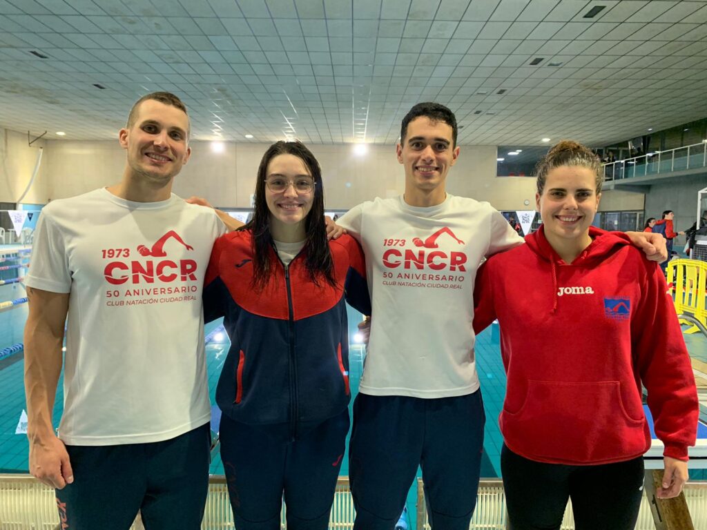 Javier Rivas, Carlota Calero, Alejandro Fernández y Cristina Rivas consiguieron la mínima para el Campeonato de España.