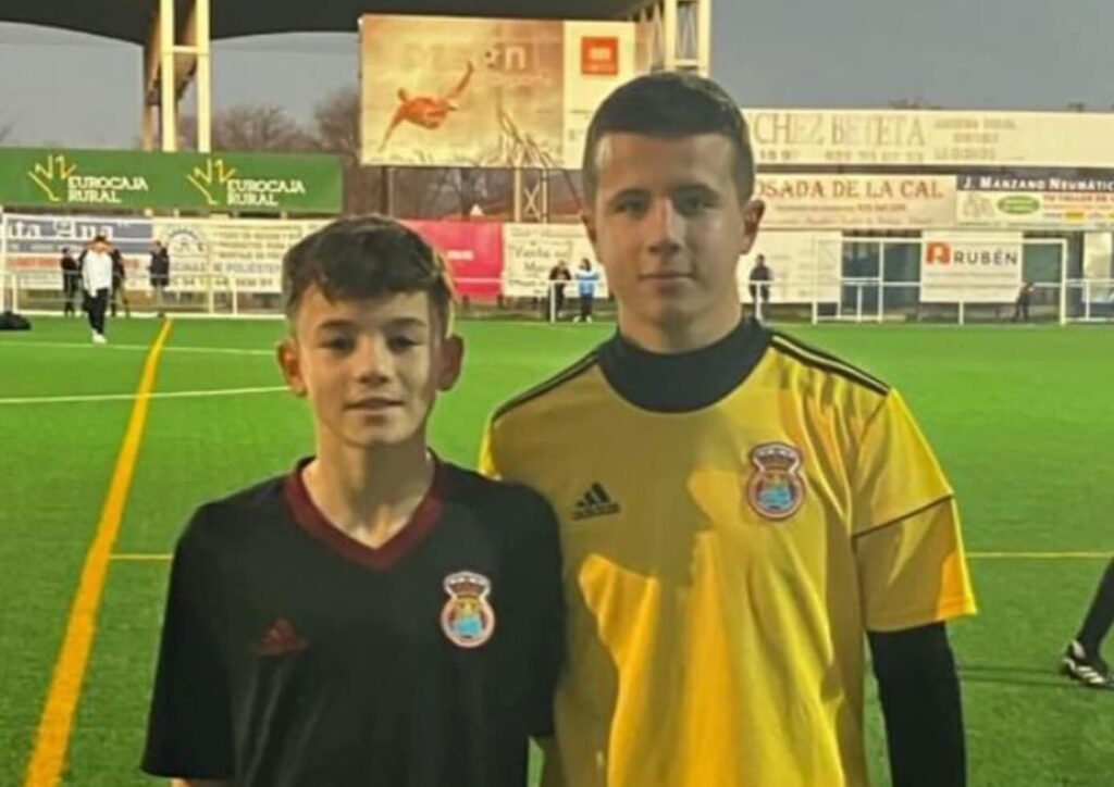 Samuel Galanes y Jesús Vallez, convocados por la selección sub14 (Foto: EFB Miguelturra).
