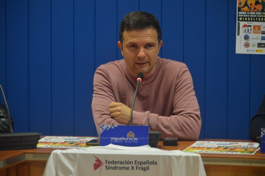 Jesús Rodrigo, representante de la Asociación Síndrome X Frágil (Foto: Diario de Miguelturra).