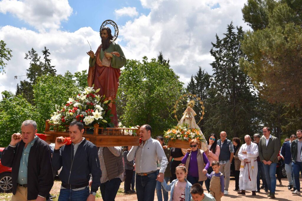 San Marcos procesiona por las calles de Peralvillo.