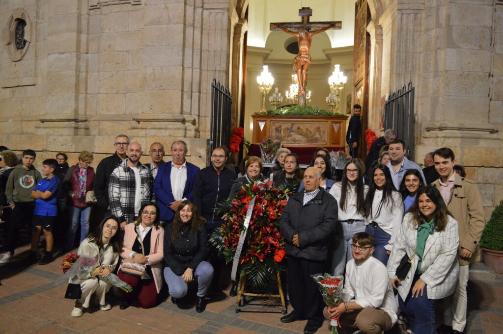 La Hermandad de la Virgen de la Estrella no faltó a la cita con el patrón (Foto: Diario de Miguelturra).