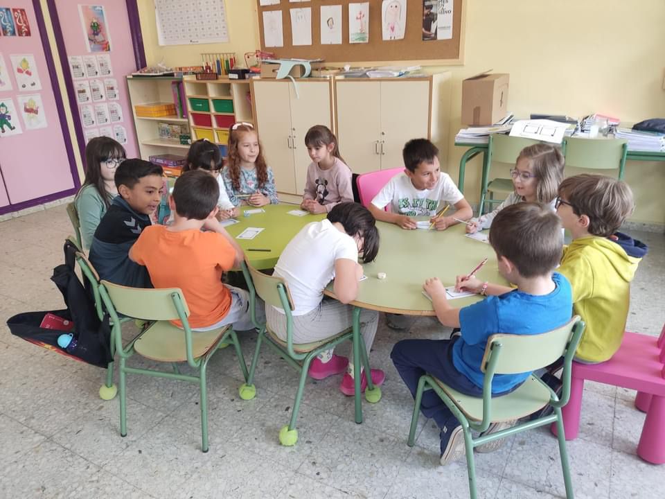 Los alumnos del CEIP El Cristo trabajan la gratitud