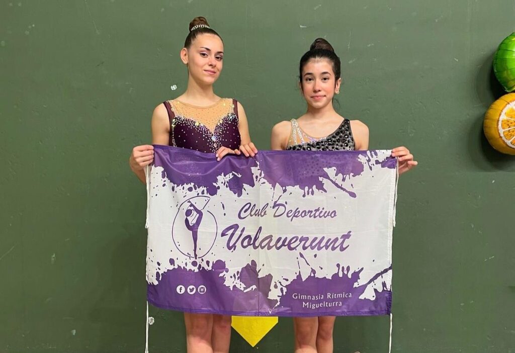 Irene de la Morena y Manuela Pérez en el Campeonato Regional (Foto: Volaverunt).