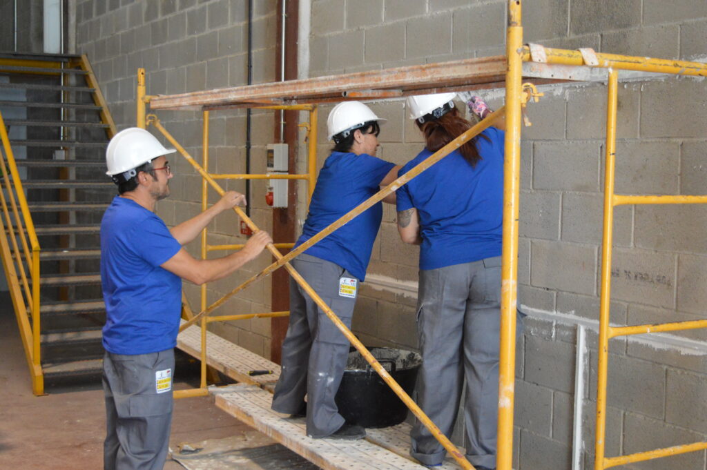 Curso de recualificación en albañilería (Foto: Diario de Miguelturra).