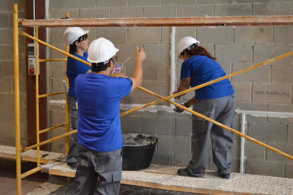 Curso de recualificación en albañilería (Foto: Diario de Miguelturra).