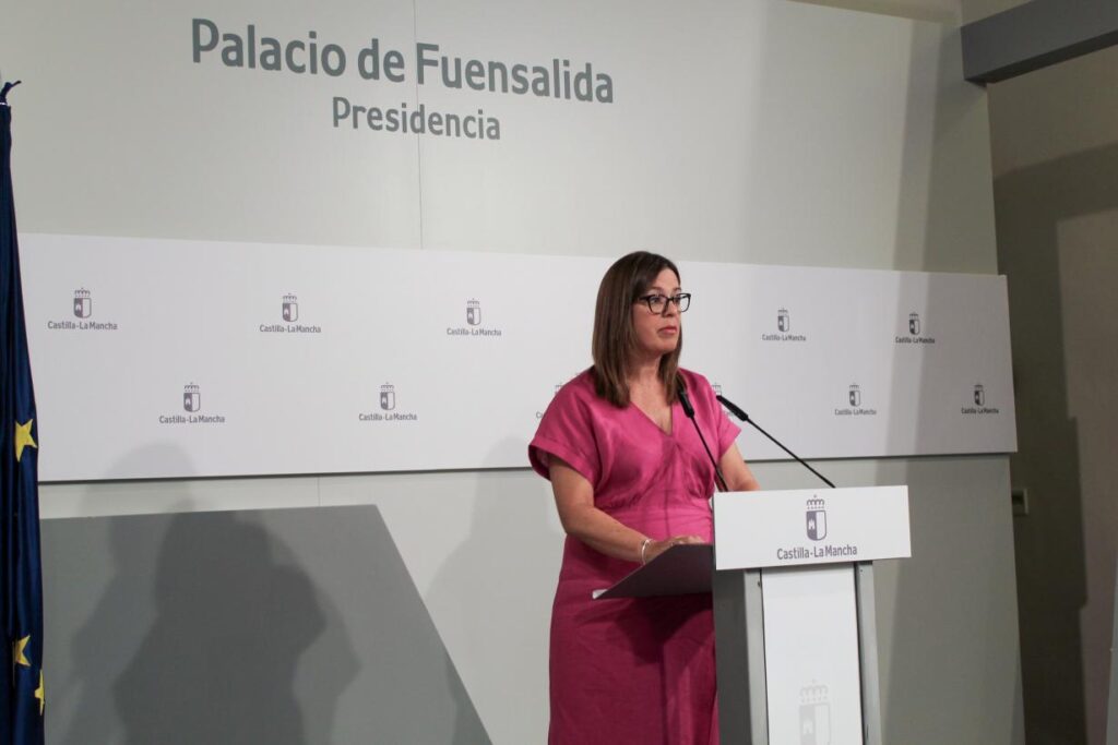 Ester Padilla, portavoz del Gobierno regional.