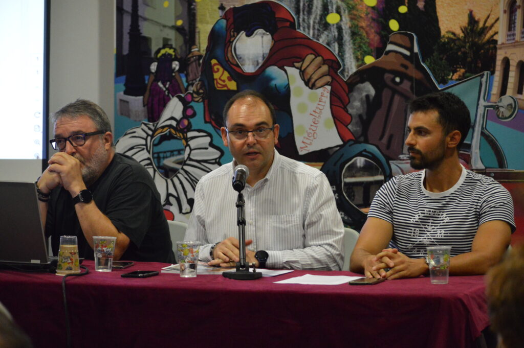 De izqda. a dcha.: José Luis Barba, José Ramón González y Luis Manuel Domínguez (Foto: Diario de Miguelturra).