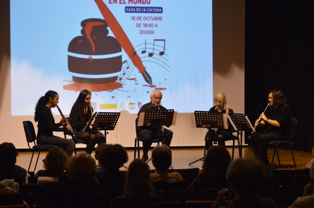 Grupo de clarinetes de la Escuela de Música (Foto: Diario de Miguelturra).