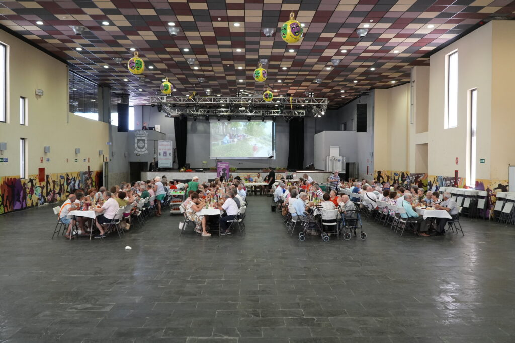 Comida de convivencia de la Asociación de Jubilados y Pensionistas de Miguelturra (Foto: Diario de Miguelturra).