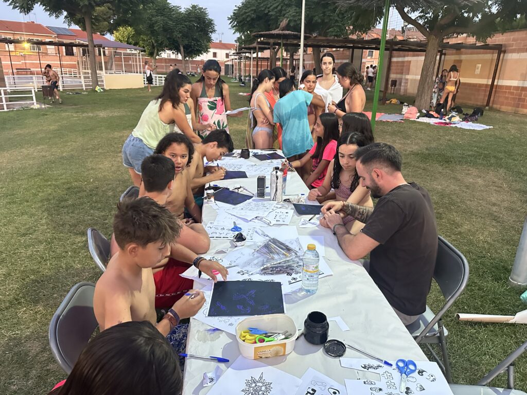 Talleres durante las Noches Encantadas (Foto: Diario de Miguelturra).