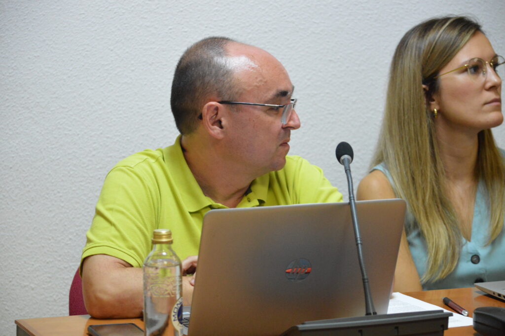 Pedro Redondo durante el Pleno del jueves 18 de septiembre | Diario de Miguelturra