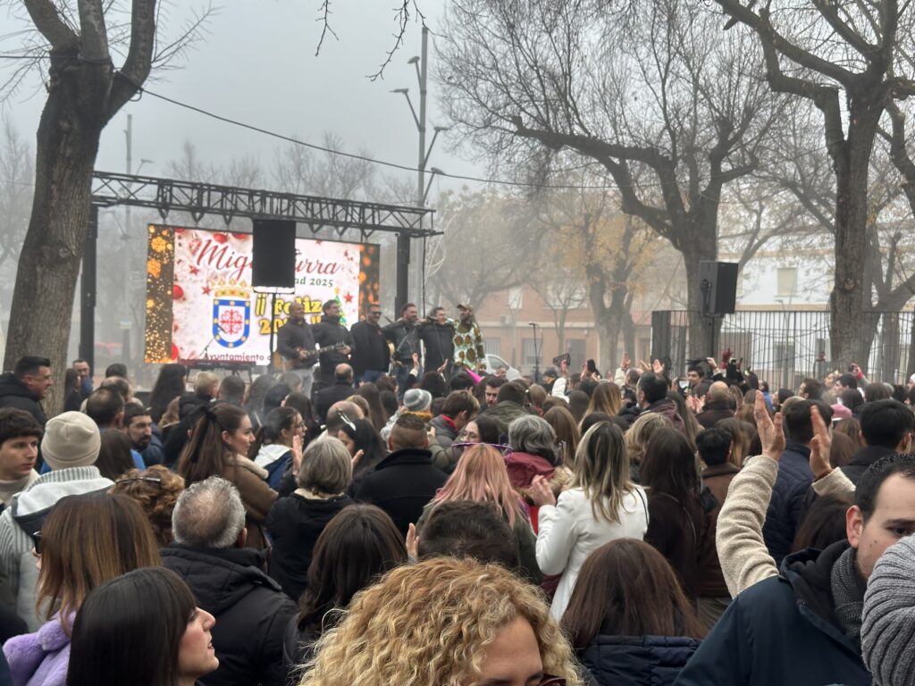 La música de Estopa sonó para despedir el 2025 en Miguelturra