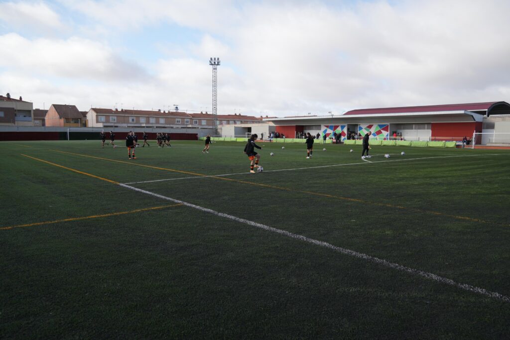 Nuevo césped del Candelario León Rivas | Diario de Miguelturra