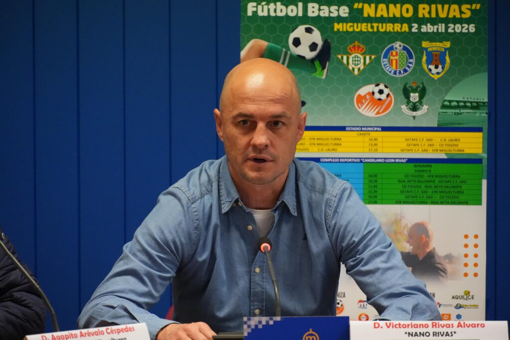 Nano Rivas, en la presentación del XVIII Torneo ‘Nano Rivas’ | Diario de Miguelturra