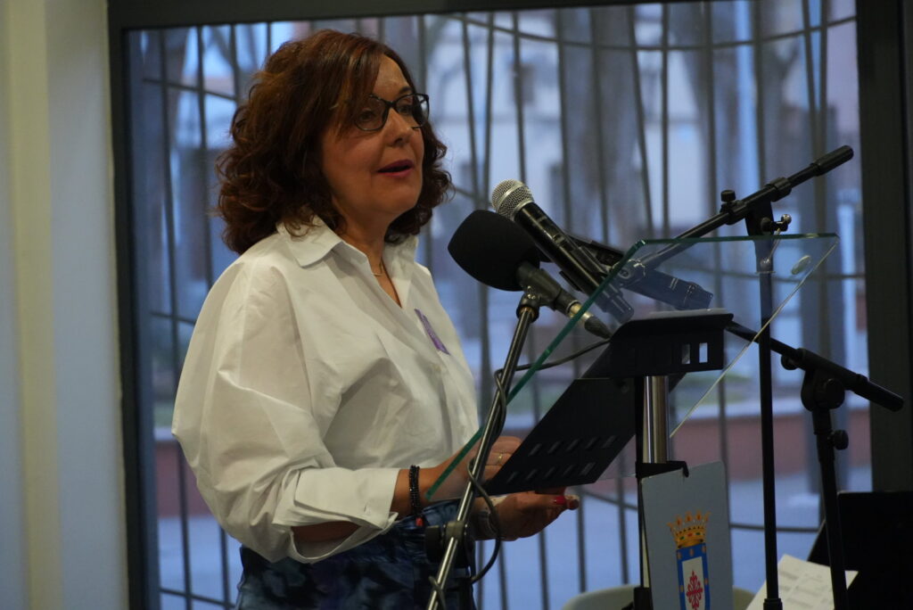 Eva Seguido Castellanos ha ejercido como madrina en esta primera edición de los Reconocimientos ‘Antonia Roldán’ | Diario de Miguelturra