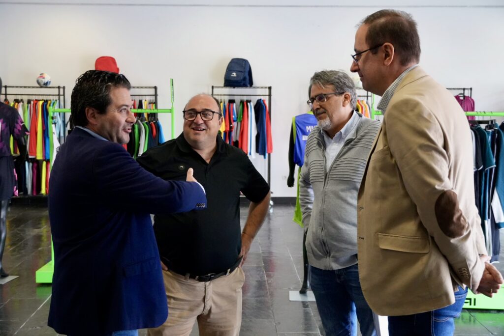 De izqda. a dcha.: David Triguero, Javier Sánchez, Emiliano Domínguez y Luis Ramón Mohíno | Diario de Miguelturra