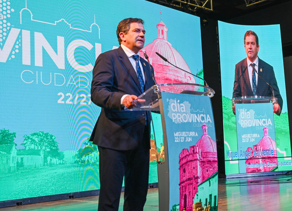 Miguel Ángel Valverde, presidente de la Diputación Provincial de Ciudad Real