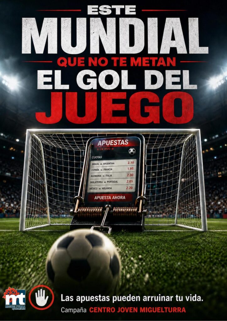 Campaña de la Concejalía de Juventud contra el juego online entre los jóvenes