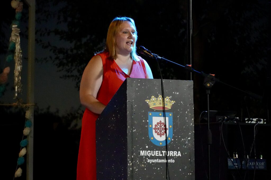 María Yébenes Domínguez ha sido la encargada de pregonar las fiestas del Barrio Oriente 2026 | Diario de Miguelturra