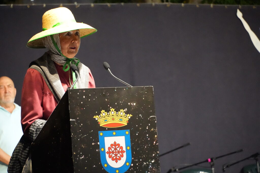 María Dolores Asensio se dirige al público asistente | Diario de Miguelturra