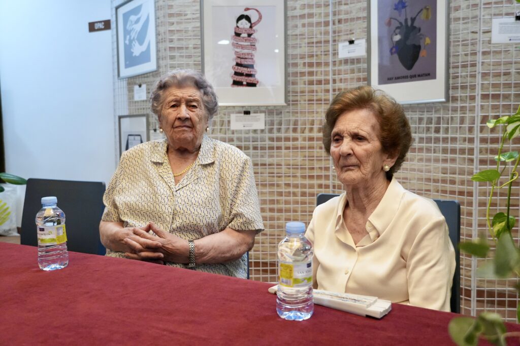 Francisca Martín de Lucía Castellanos (i) y Benita Sánchez García (d) | Diario de Miguelturra