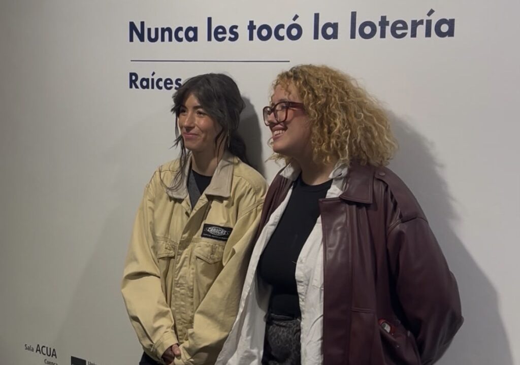 Aurora Herrera junto a Manuela Lorente, con la que comparte exposición | Diario de Miguelturra