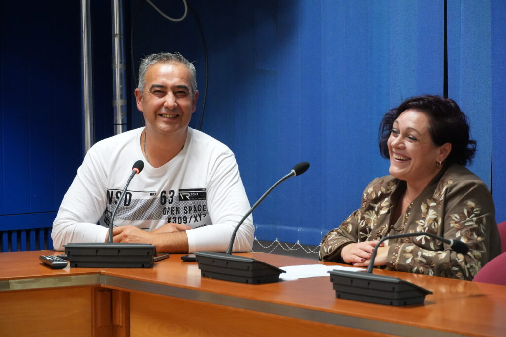 Pablo Soriano y Lourdes Molina durante la rueda de prensa | Diario de Miguelturra